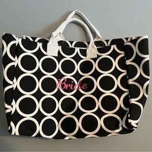 Mud pie “Bride” tote